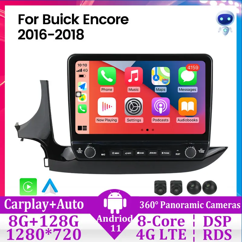 With Buttons Android 11 Car Radio For Opel Mokka X Vauxhall Buick