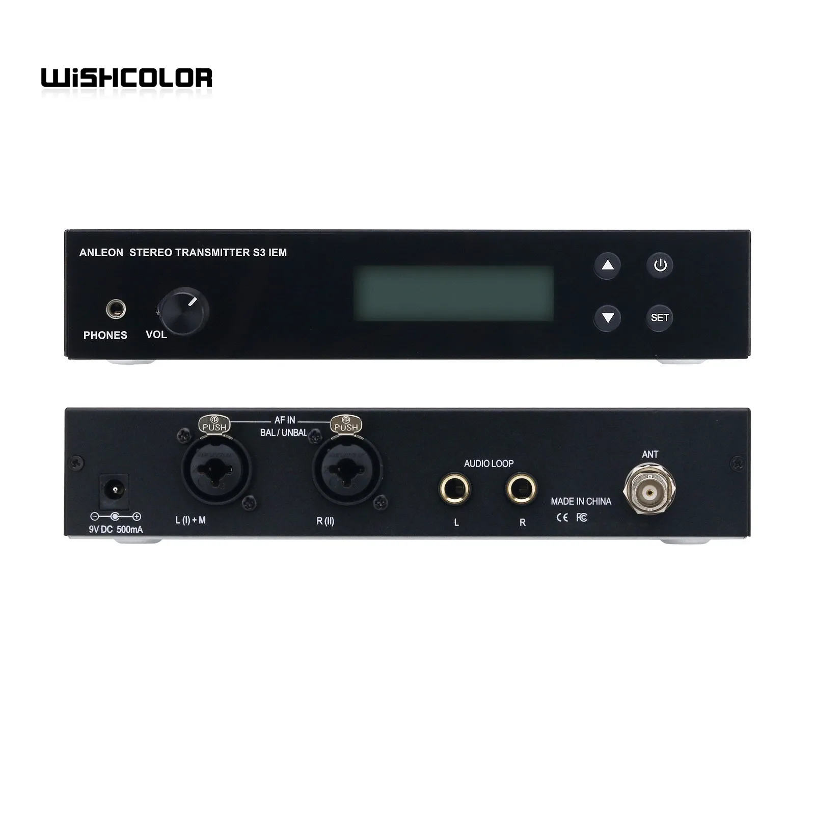 ANLEON S3D 560-596MHz 송신기+수신기 키트 스테레오 무선 인이어 모..