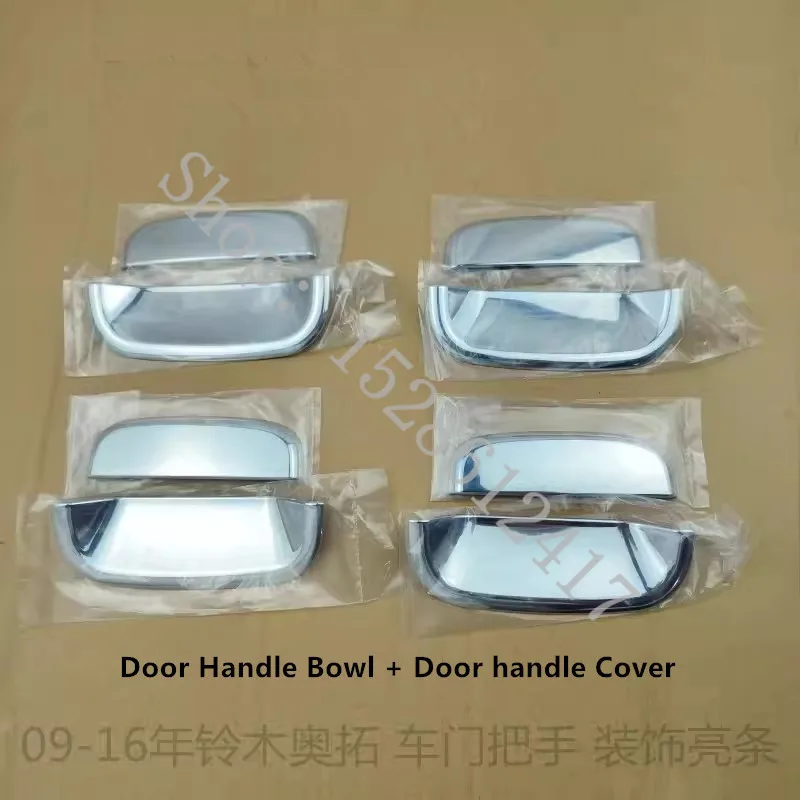 Car Accessories for suzuki Alto/celerio 2009 2010~ ABS Chrome Door Handle Bowl Door handle Protective covering Cover Trim