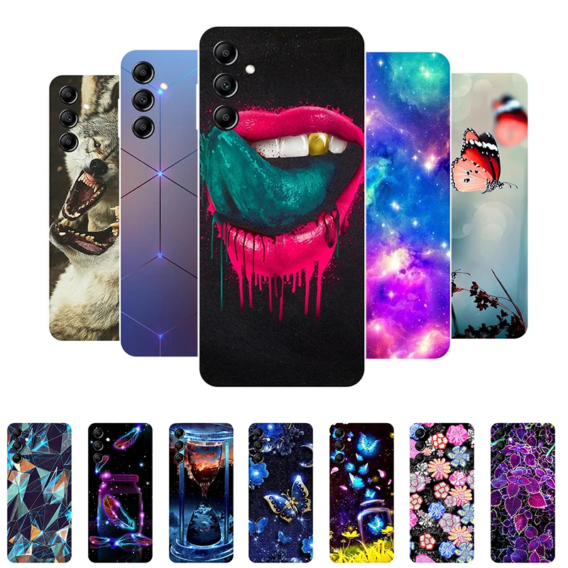 Per Samsung A35 Custodia A 35 5G Paraurti Tpu Cover Posteriore Morbida In Silicone Per Samsung Galaxy A35 5G Custodie Galaxya35 Fundas Cartoon