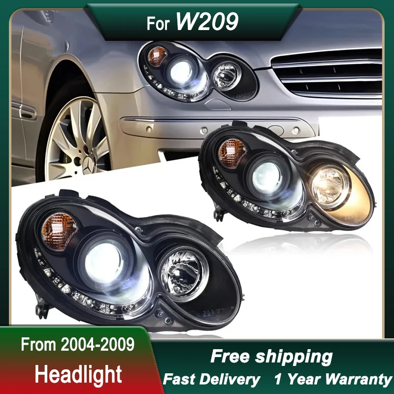 

Car Headlights For Mercedes Benz CLK W209 2004-2009 CLK200 CLK230 CLK280 CL320 CLK350 New Design headlamp LED Headlight Assembly