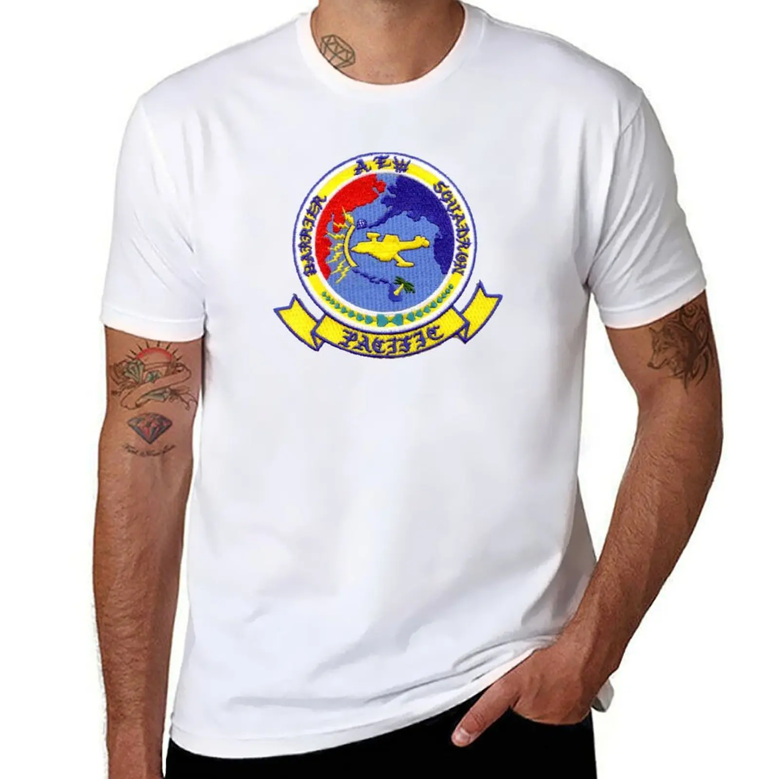 

AIRBORNE EARLY WARNING BARRIER SQUADRON - PACIFIC T-shirt sports fans for a boy anime shirts graphic tees designer t shirt men