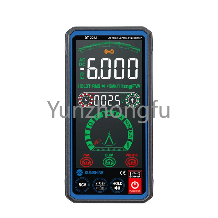 

New Product DT-22AI Intelligent Voice Control Multimeter (English Version) Digital Touch Multimeter for Phone Repair