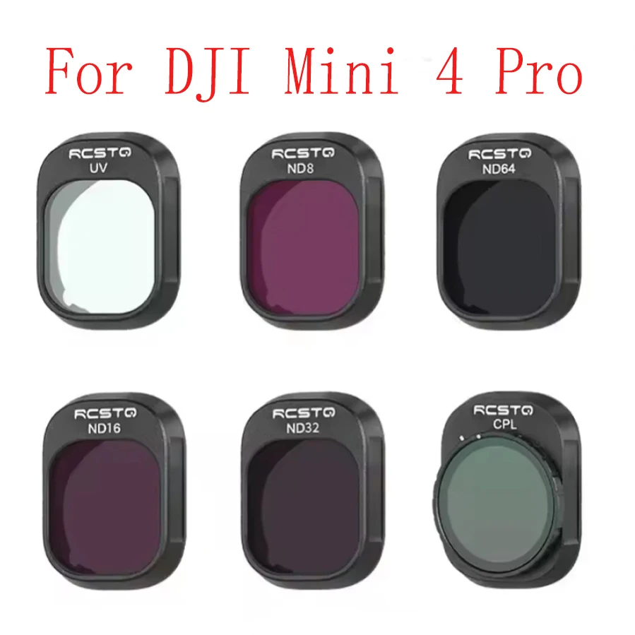Kit Filtres Drone 4in1/6in1 UV CPL ND8 - Lot 8 Filtres
