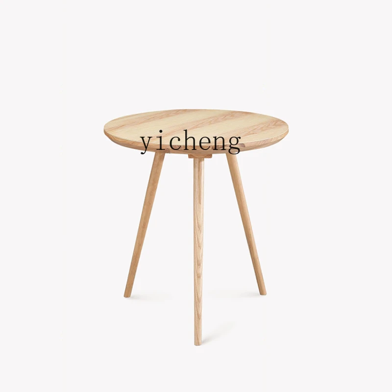 

XL Solid Wood round Table Conference Tripod Coffee Small