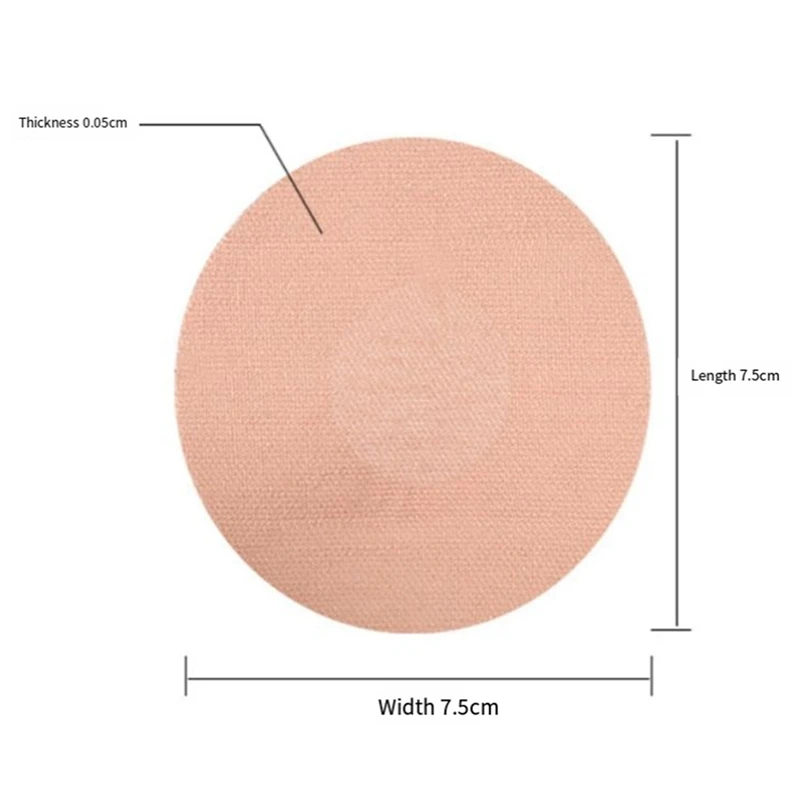 30 Pcs Adhesive Breathable Dynamic Blood Glucose Meter Sensor Adhesive Patch Sports Anti-Slip Fixed Patch 7.5Cm