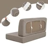 2pcs/set Jacquard RV Covers Stretch Car Camper Dinette Sofa Covers Adjustable Dust-proof Dining Seat Covers Bench Backrest Case 4