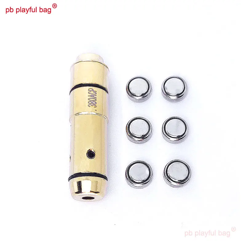 Pb Playful Bag Outdoor Sports 380ACP 2MW Laser Bullet Red dot Laser Sight Training Toy Accessories QG417 2
