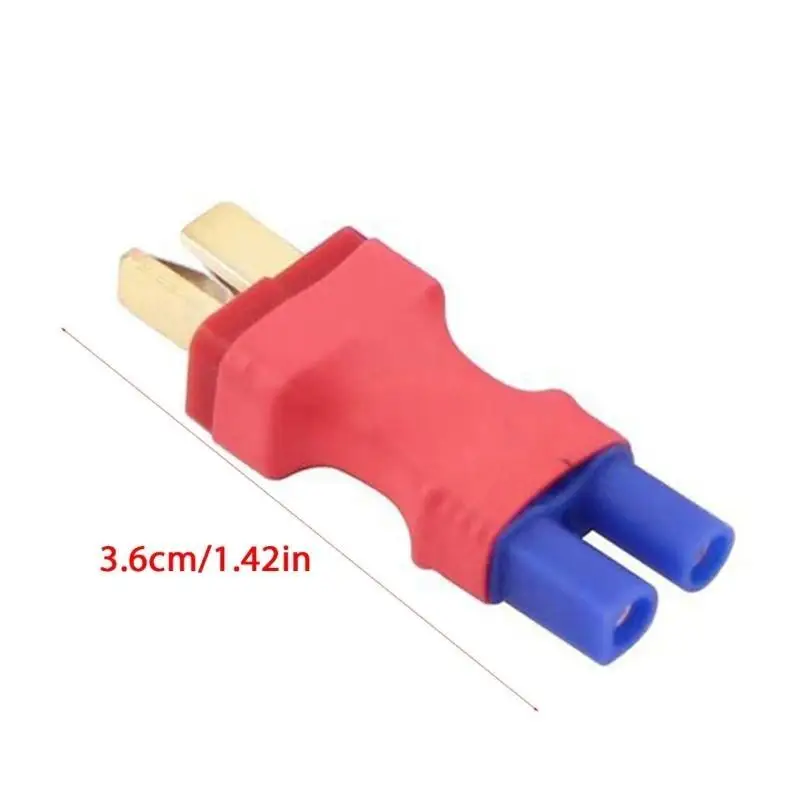 배터리 충전기용 R53C 4Pcs EC2 암 T 수 플러그 변환 커넥터