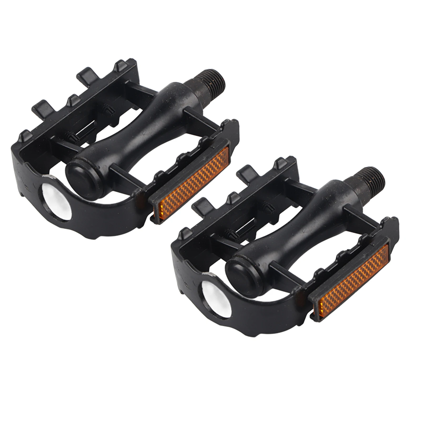 1 Pair Black Aluminium Alloy Mountain Road Bike Lightweight Pedals  Replacement Part Aluminium Alloy Pedals