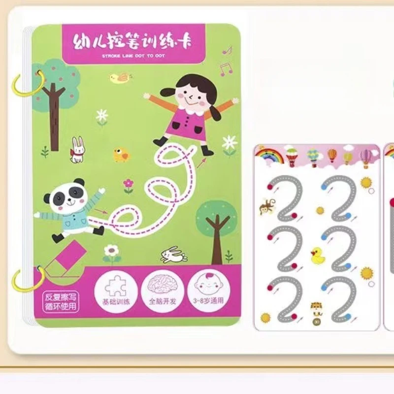 Pen Control Training with Erasable Paper for Fun Beginners Basic Handwriting Practice and Pen Control Training 5