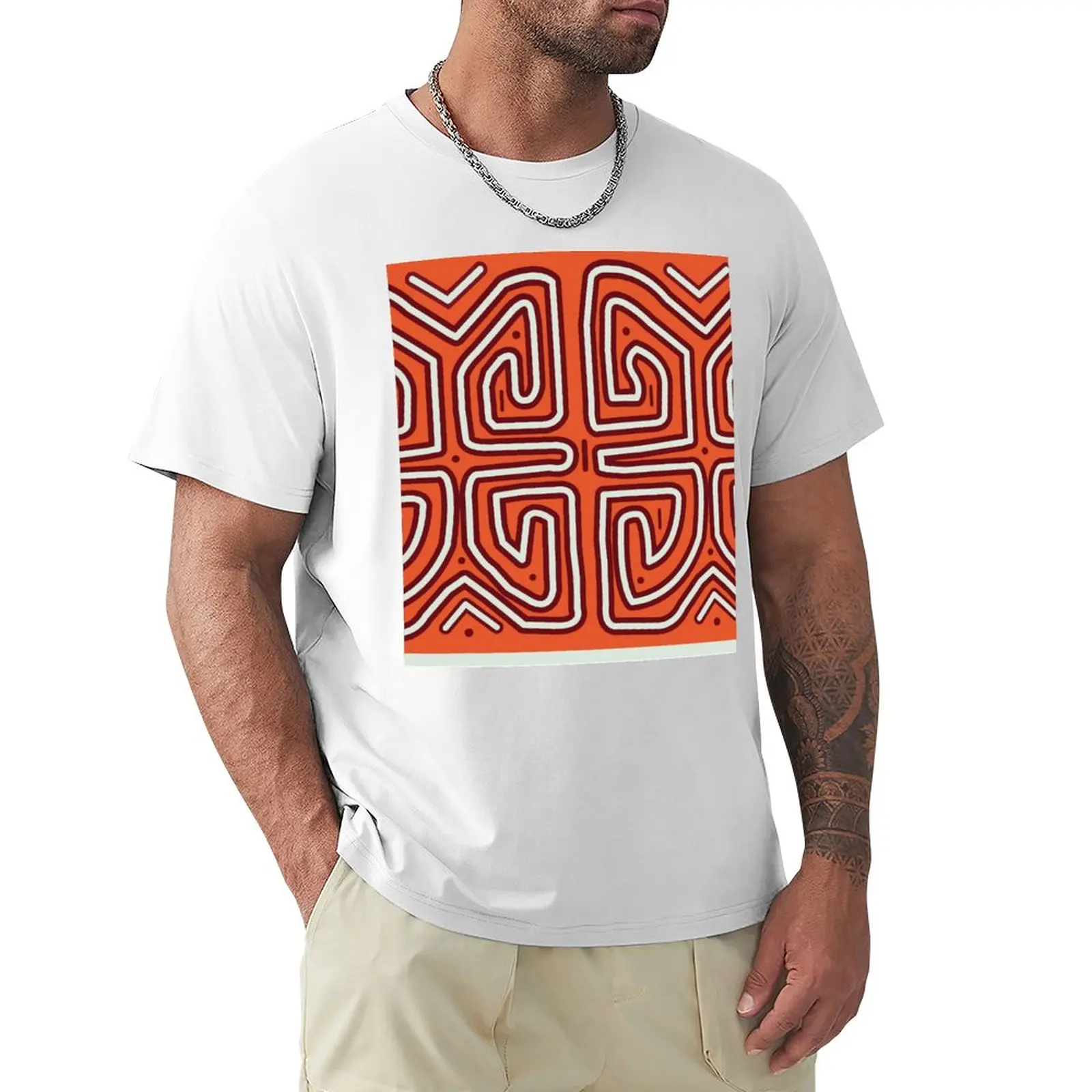 

beautiful illustration of a mola for you T-Shirt new edition sports fans anime men clothings