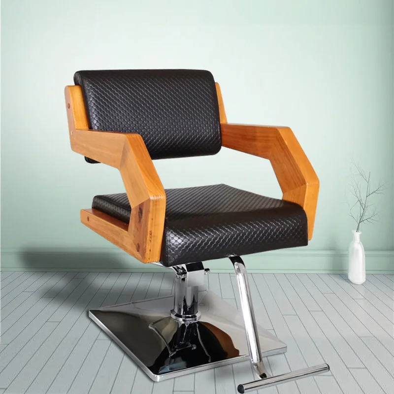 Pedicure Vanity Barber Chairs Office Hair Salon Make Up Chairs Ergonomic Swivel Cosmetic Sillas Barberia Barber Equipment CM50LF