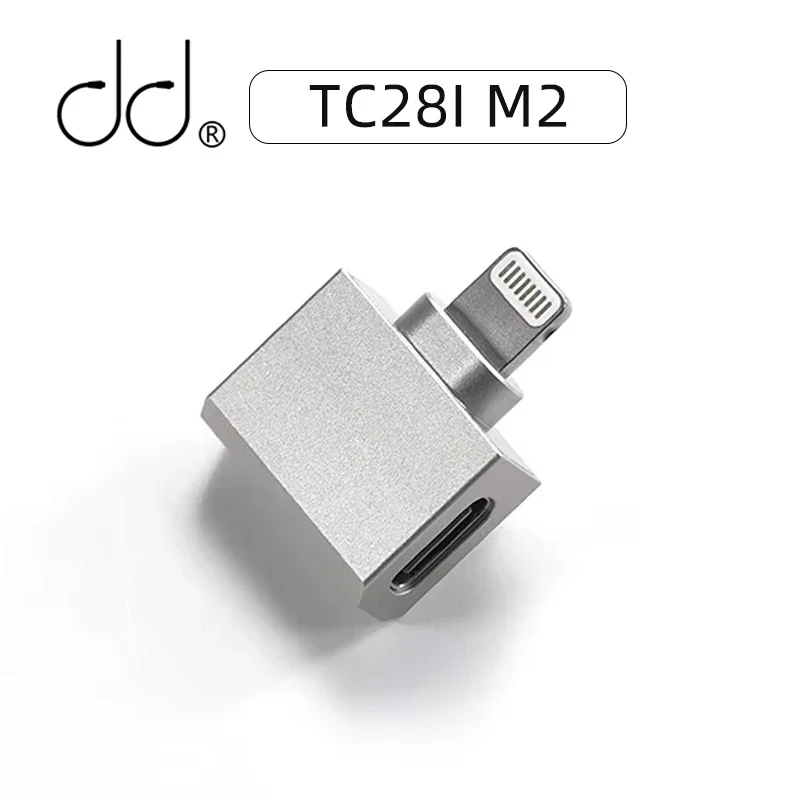 DD ddHiFi All-New TC28i M2 Lightning to USB-C OTG Audio Adapter Convert for Devices with USB-C Connectors to Light-ning