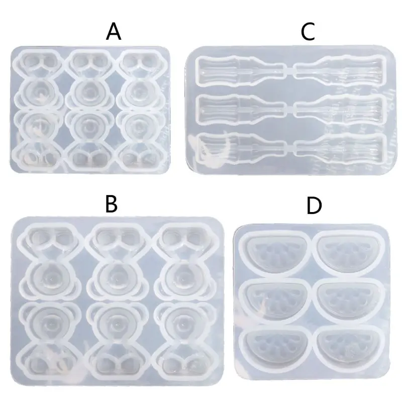 

6 Cavity Gummy Cola Bottle Candy Beer Bottle Mold Easy To Use And Release Dropship