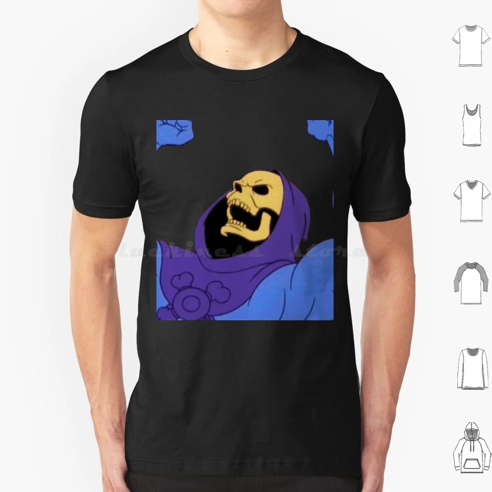 Maglietta Skeletor Cotone Uomo Donna Stampa Fai Da Te Skeletor Hi Man