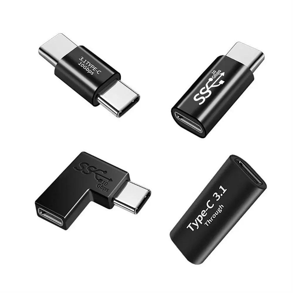 휴대용 고속 충전 USB C타입 연장 케이블, 휴대폰 태블릿용, 암-암 어댑터, 10GBbps