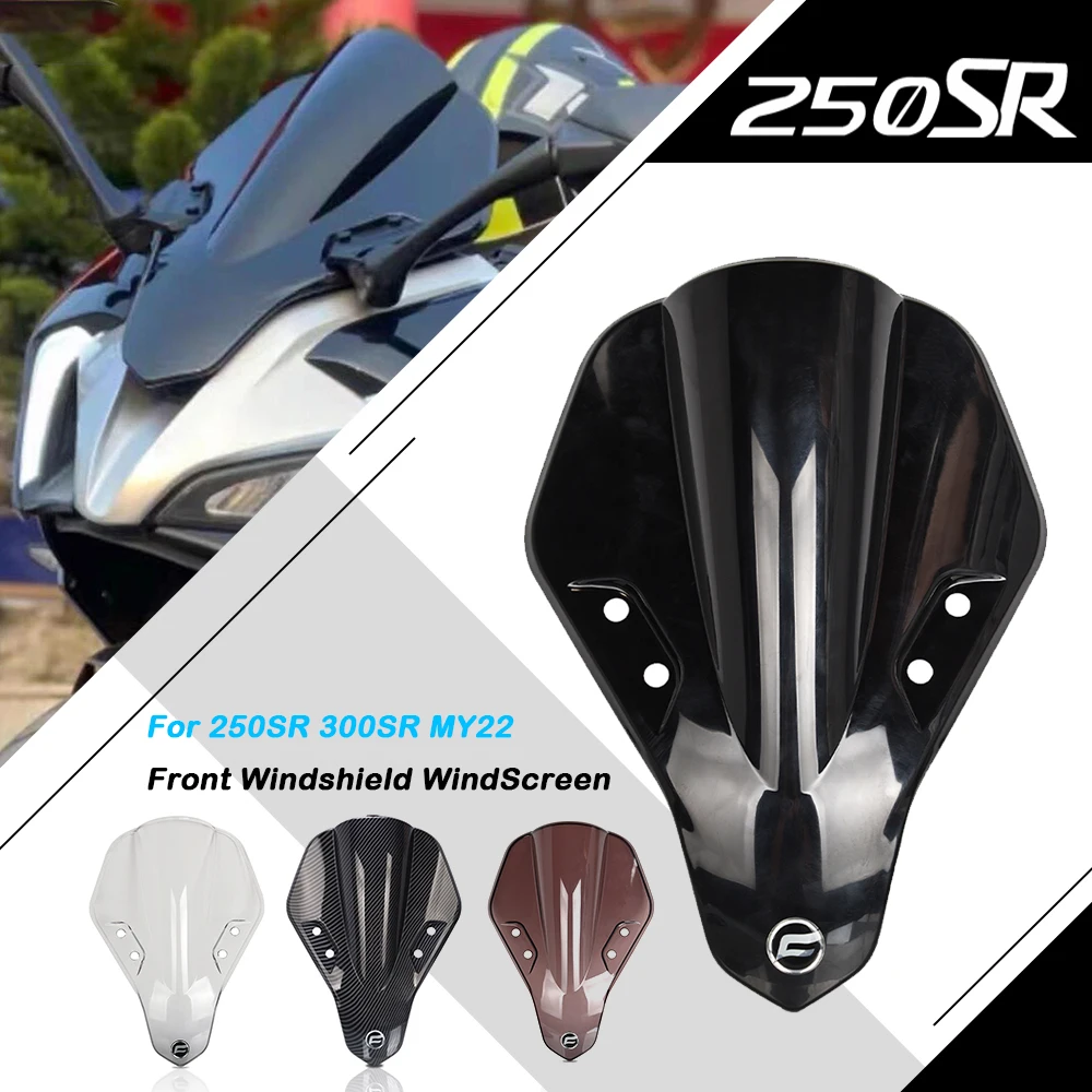 

2023 Motorcycle Windshield Front Wind Deflector Shield Screen Airflow FOR CFMOTO 250SR 300SR 250 300 SR MY22 2019 2020 2021 2022