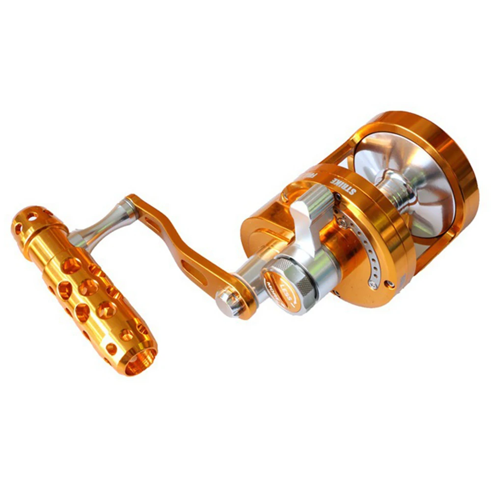 Dorisea all metal cnc 7 1bb 30kg max drag 2 geschwindigkeit tiefsee troll ing langsam jigging trommel fischer rolle – Detail 8