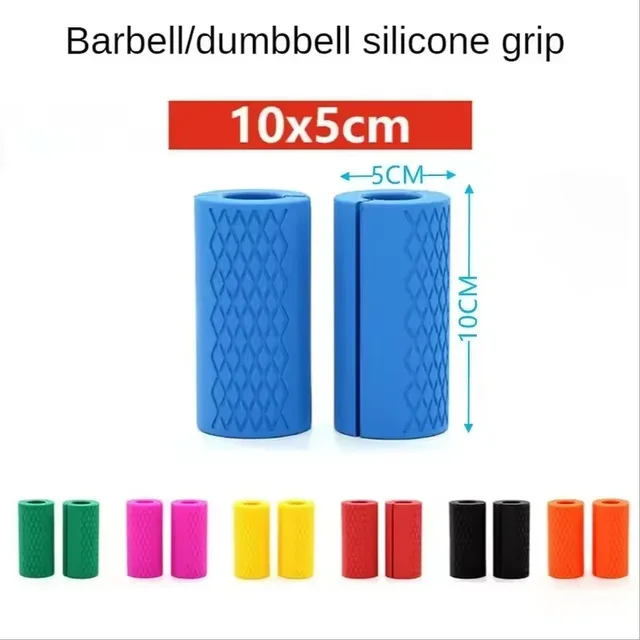 Grip Fat Bar Dumbbell Fat Barbell Grip Thick Bar Grips for Weightlifting Fitness Bar Handle Silicone Non-Slip Protective Pad 3