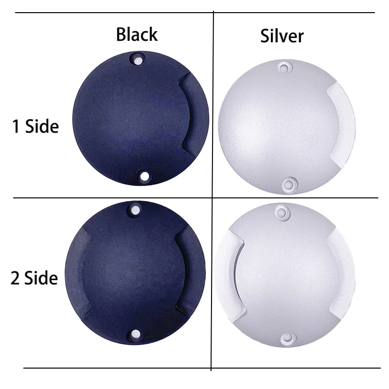 garden decoration lamps 1W 2W 12V Outdoor Waterproof Slim Type LED Underground Light Garden Terrace Lawn Light Staircase Platform Ground Spotlight