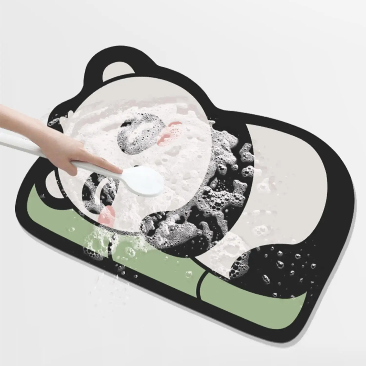 Home Clean Diatom Super Absorbent Bathroom Mat Cartoon Non-Slip Mud Toilet Pad Quick-Drying Bath Mat Floor