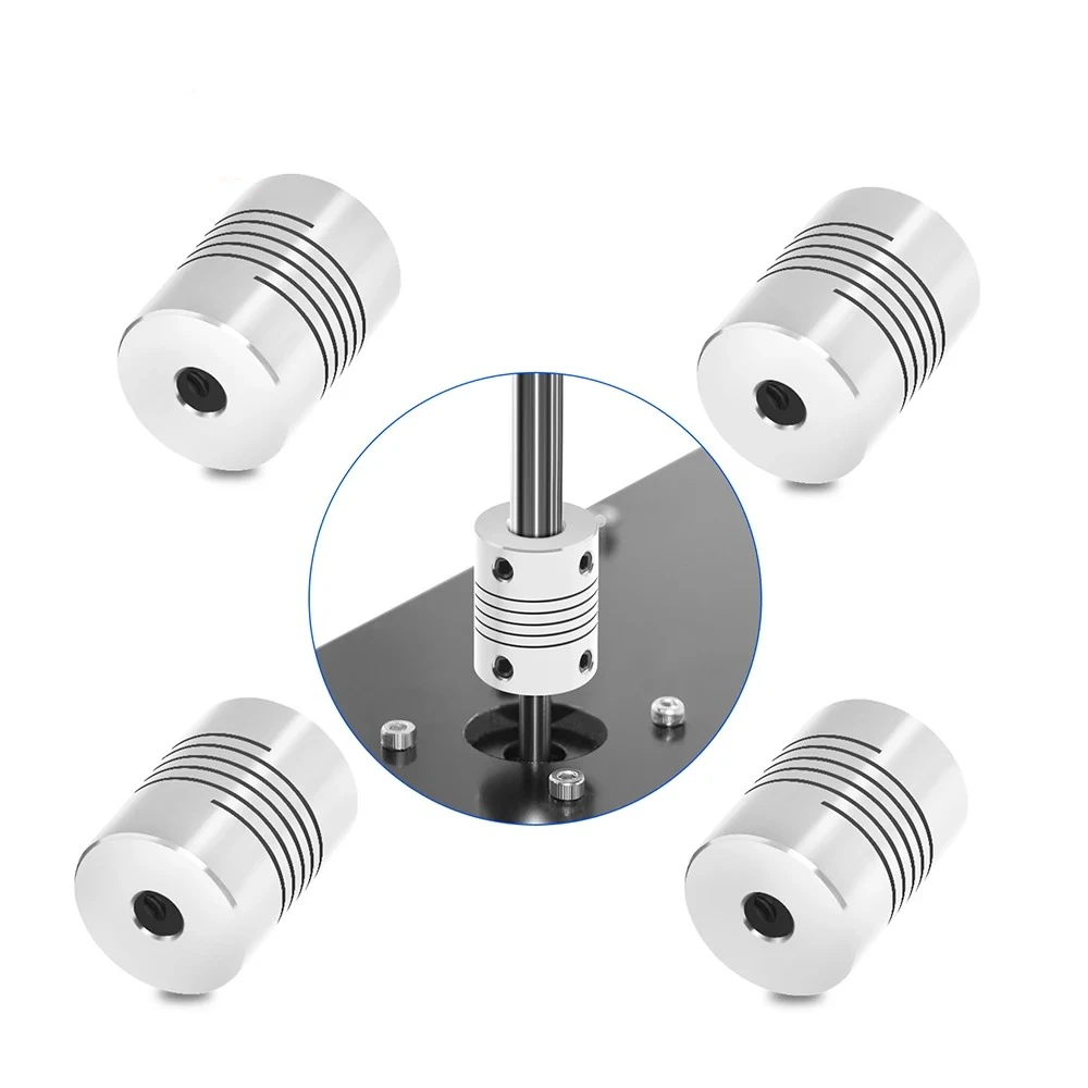 

3D Printer T8 Lead screw rigid shaft coupler clamp stepper servo motor coupling D20L25 5x8x25mm for Ender 3 Ender 5