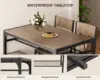 Gizoon Kitchen Table and 2 Chairs for 4 with Bench, 4 Piece Dining Table Set for Small Space, Apartment 5