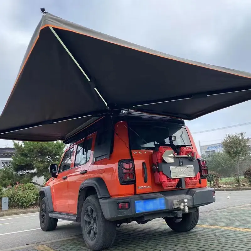 

Car Roof freestanding 4WD 270 degree car side awning OEM Extension Foxwing tent