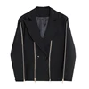 LUZHEN 2025 Spring New Fashion Elegant Zipper Splicing Design Casual Blazer Coat Men's High Street Original Suit Jacket 29afe4 6