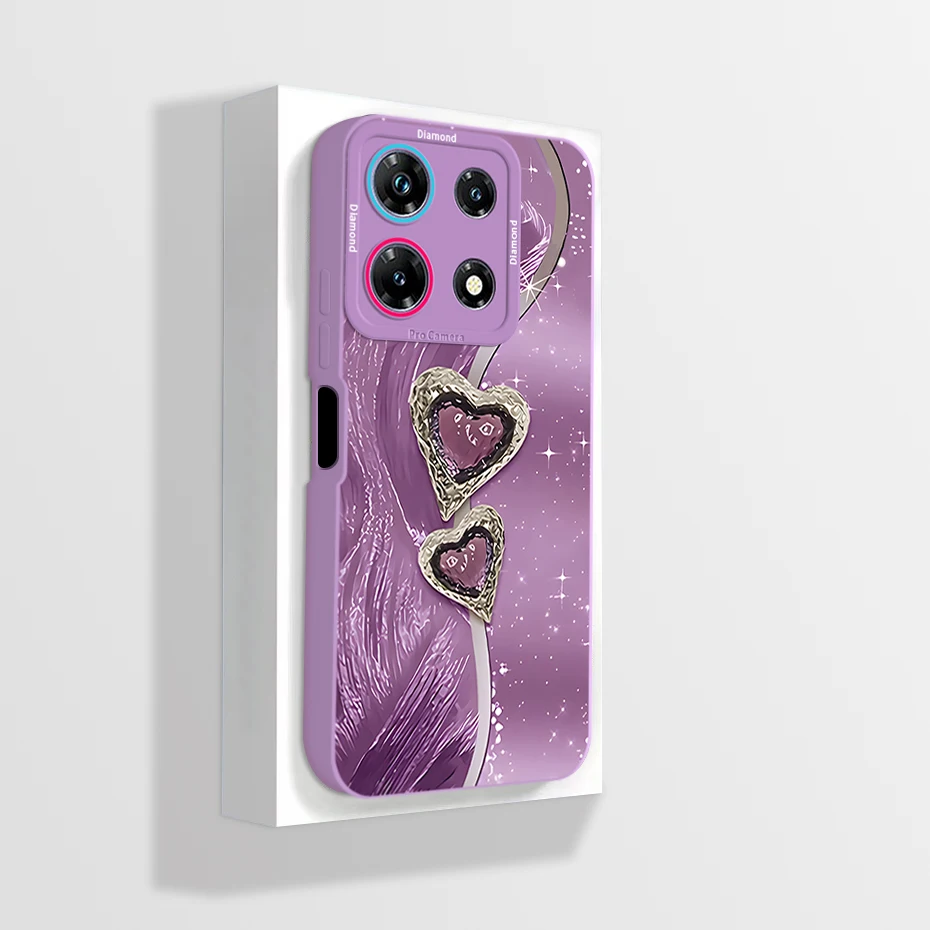 Art Liquid Silicone Phone Case with Camera Protection - Premium Back Cover