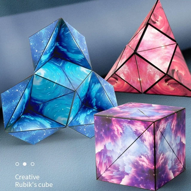 3D Magic Cube Shashibo Shape Shifting Box Anti Stress Hand Flip Puzzle Toys  Gift - AliExpress
