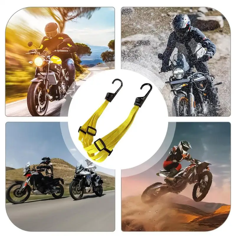 Motorcycle Tie Down Straps Elastic Luggage Binding Cord Motorcycle Straps Outdoor Adventure Accessories Bungee Cord Bandage With