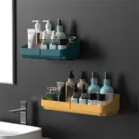 Wall Hanging Toilet Bathroom Storage Cabinet Rack Punch Free Multifunctional Toilet Rack Shelf Organizer Cosmetic Storage Holder 1