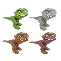 Jurassic Finger Dinosaur Triceratops Tyrannosaurus Model Toys for Kids Creative Finger Biting Dinosaurs Interactive Toy Boy Gift 5