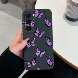 Cute Cartoon Avocado Pattern Slim Liquid Silicone Shockproof Protective Soft Back Phone Case for Infinix Hot 60i (TYB13)
