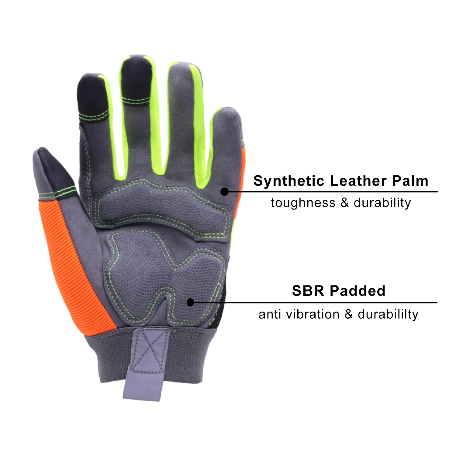 HANDLANDY Guanti Da Lavoro Touch Screen Uomo Donna – Flessibili, Traspiranti, Con Imbottitura – Rosa, Taglia S