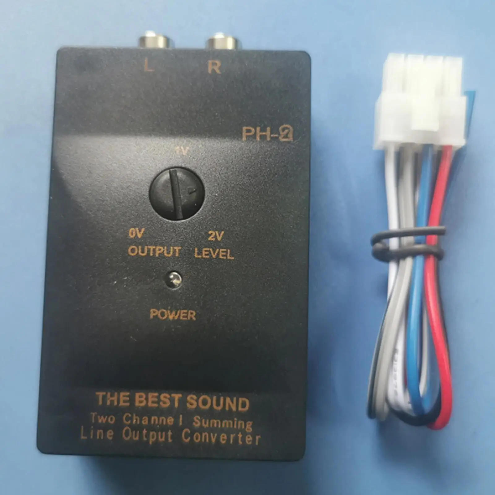 

50W 1A Car Part Audio RCA Speaker Converter Adapter RCA Converter for Car Stereo