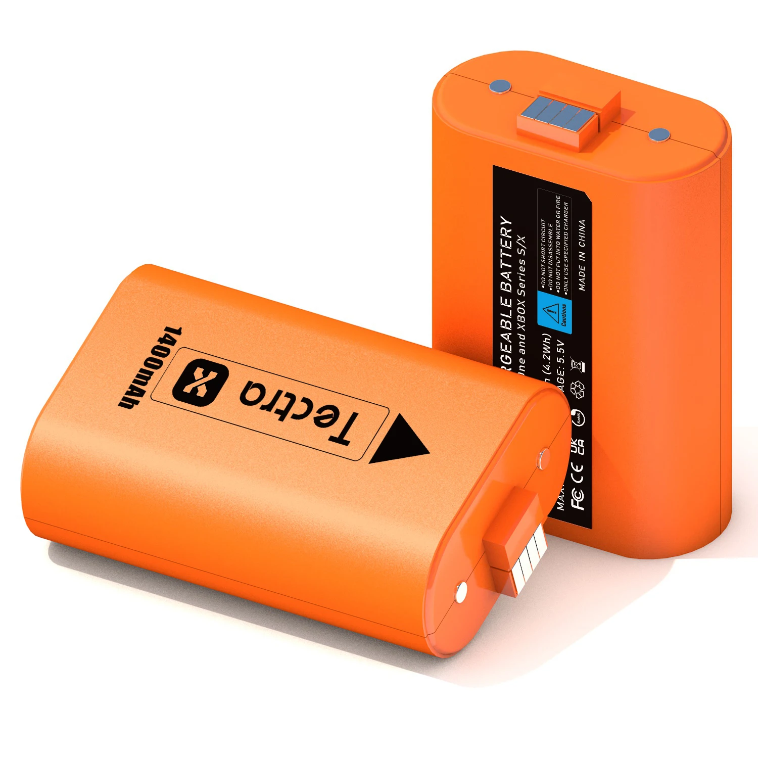 2 Batterie Agli Ioni Di Litio Da 1400Mah Per Xbox One, Xbox One S, Xbox One X, Gamepad Controller Wireless Xbox One Elite