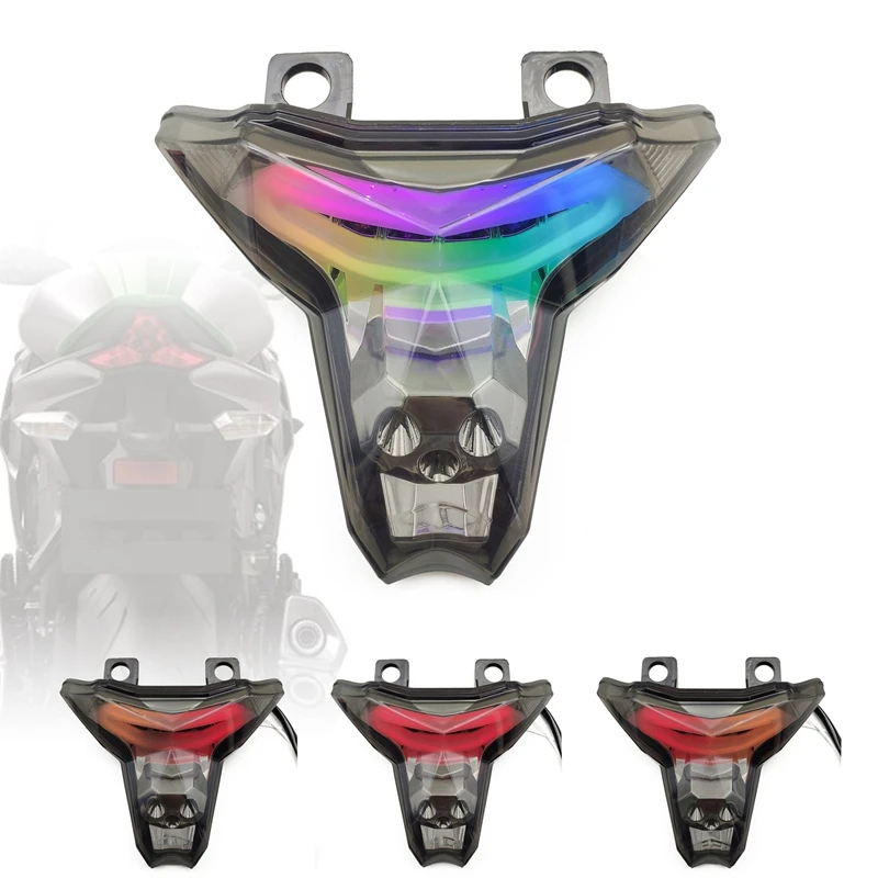 

Motorcycle Tail Light Marquee LED Brake Lamp Blinker For KAWASAKI Z1000 Ninja 400 Ninja 250