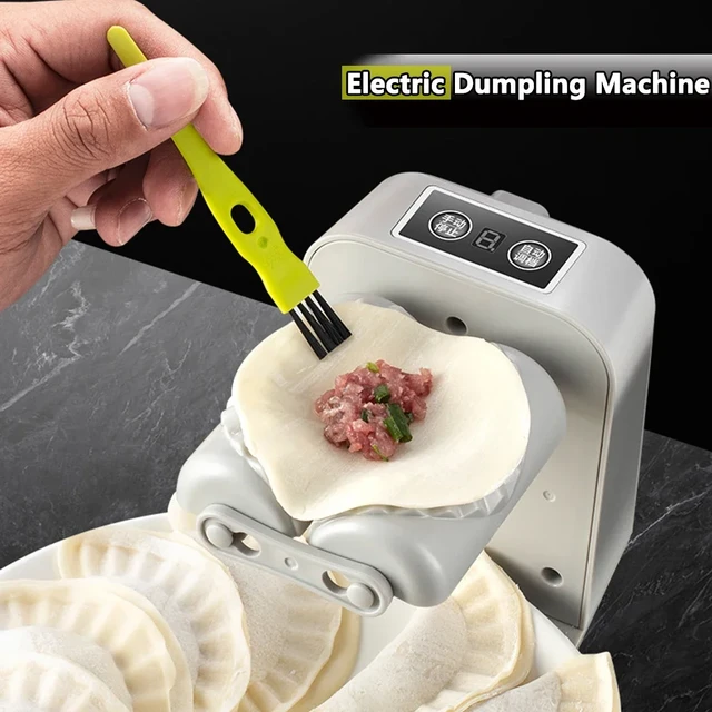 Automatic Electric Dumpling Maker Machine Manual Double Head Press  Dumplings Mold Diy Empanadas Ravioli Mould Kitchen Tool - Dumplings -  AliExpress