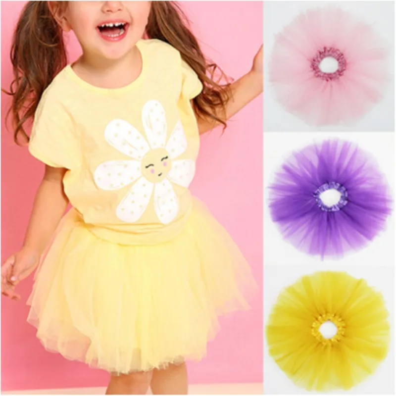 

Tutu Skirt Suit Princess Birthday Party Dance Skirt for Girls Kids Ballet Performance Prom Dress Bow Ball Gown Kids Tutu Skirt
