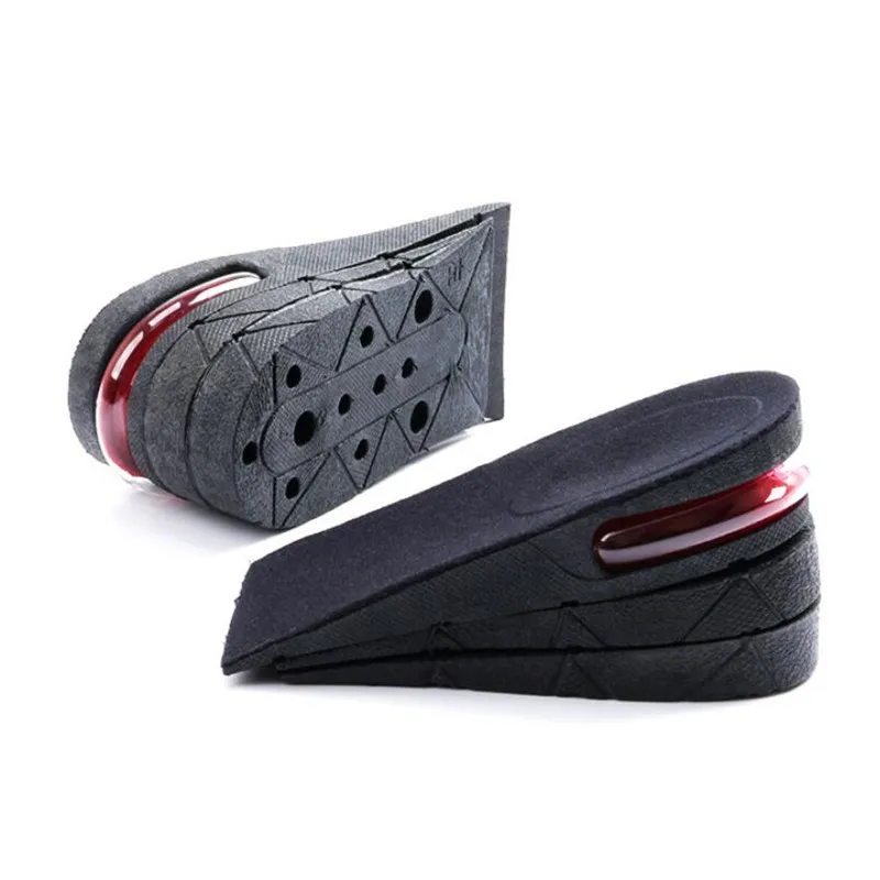 남녀 키높이 깔창, 엘리베이터 슈즈 쿠션, 유니섹스 스니커즈 힐 리프팅 인서트, 키높이 하프 깔창 3-7.5cm