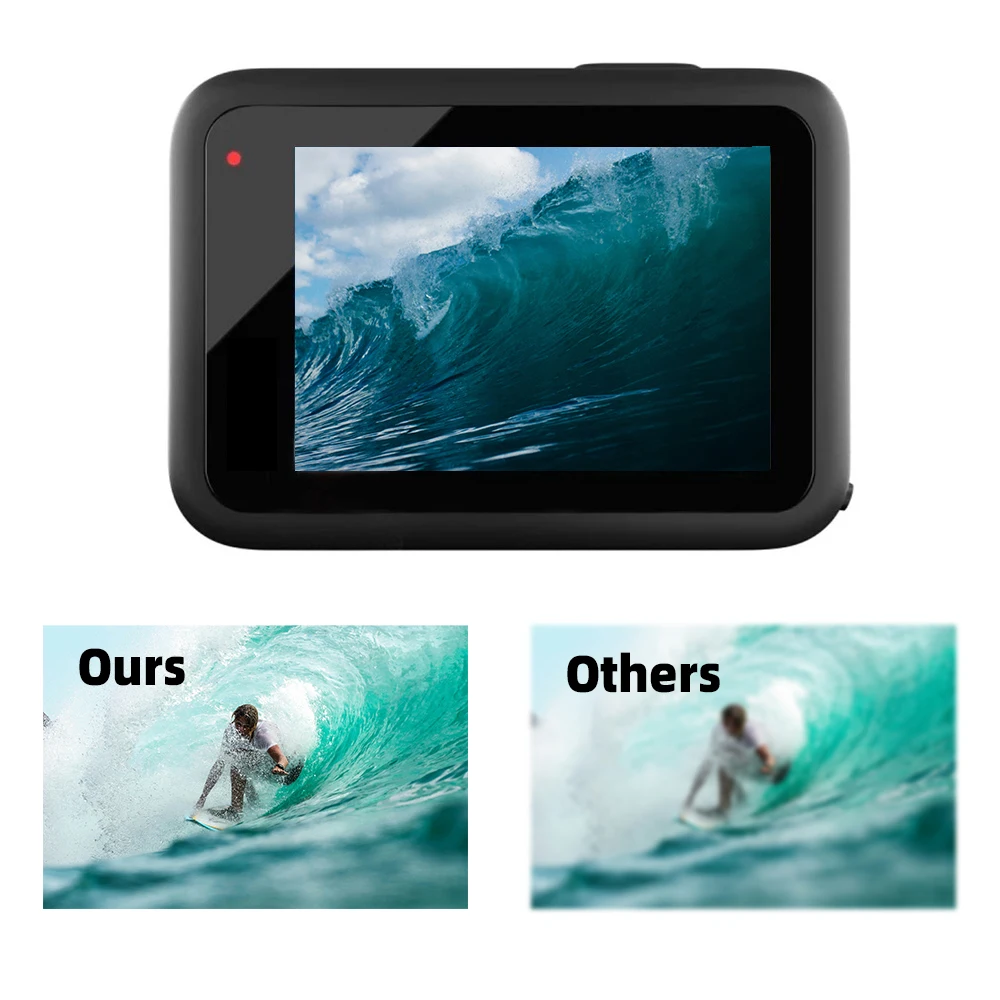 Camera Screen Protector Ultra-HD Tempered Glass for GoPro Hero12 Black Screen Protector Anti-scratch Film for GoPro Hero 12 Camera Lens Protector Glass