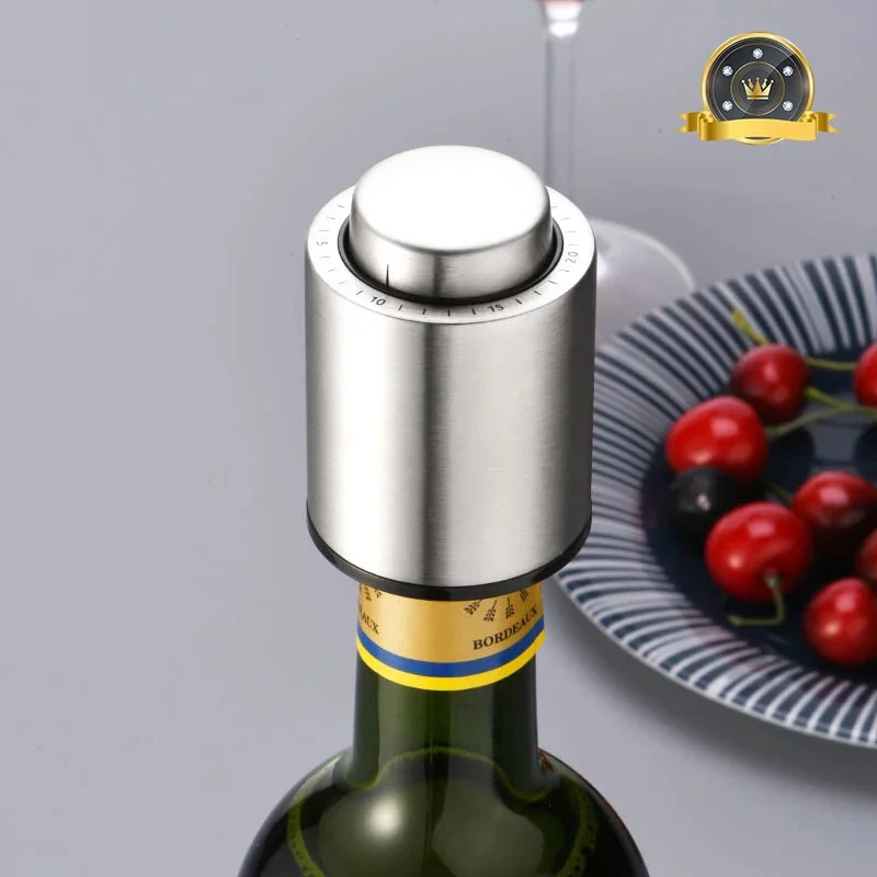 Vacuum Wine Bottle Cap Stopper Sealed Storage Vacuum Memory Wine Stopper Push Style Barware Cork Black Bar Tools wine stopper,wine stoppers