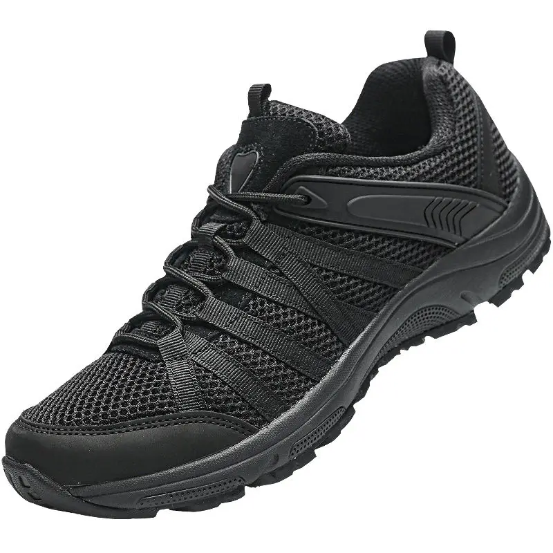 Summer Ultra-Light Breathable Training Wear-Resistant Outdoor off-Road Running Sports Casual Vinyl Non-Slip Security Guard Shoes