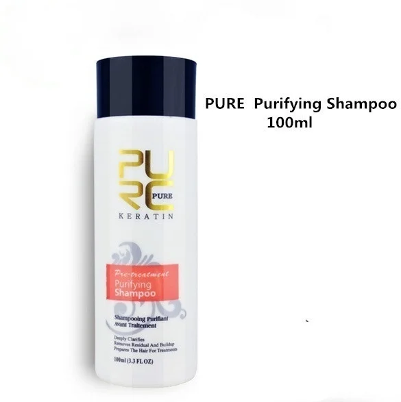 Brazilian Keratin Hair Straightening Treatment 300mL or Purifying Shampoo 100mL or Make Hair Straightening Care Set laundry