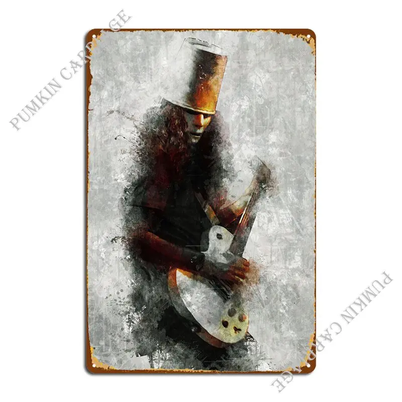 

Металлический знак Buckethead, винтажный клубный Настенный декор, настенный фотопостер
