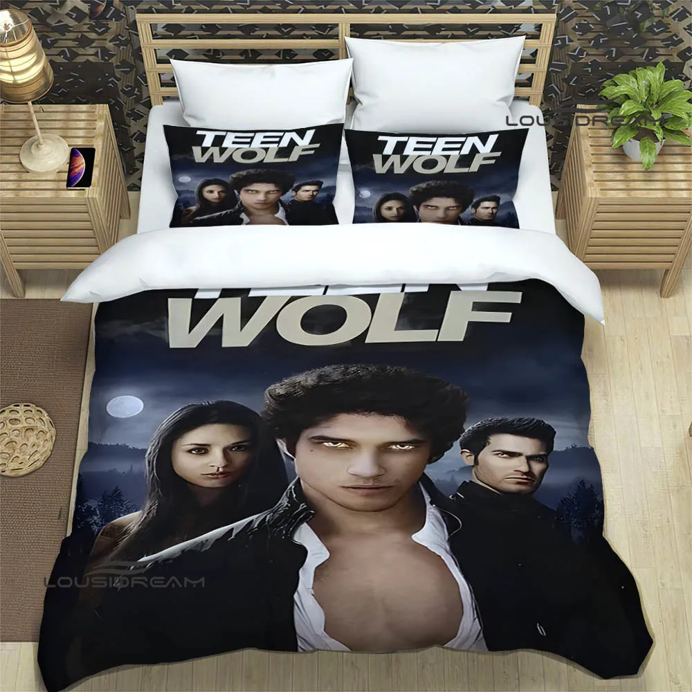 Teen Wolf Printed Bedding Sets exquisite bed supplies set duvet cover bed comforter set bedding set luxury birthday gift 2