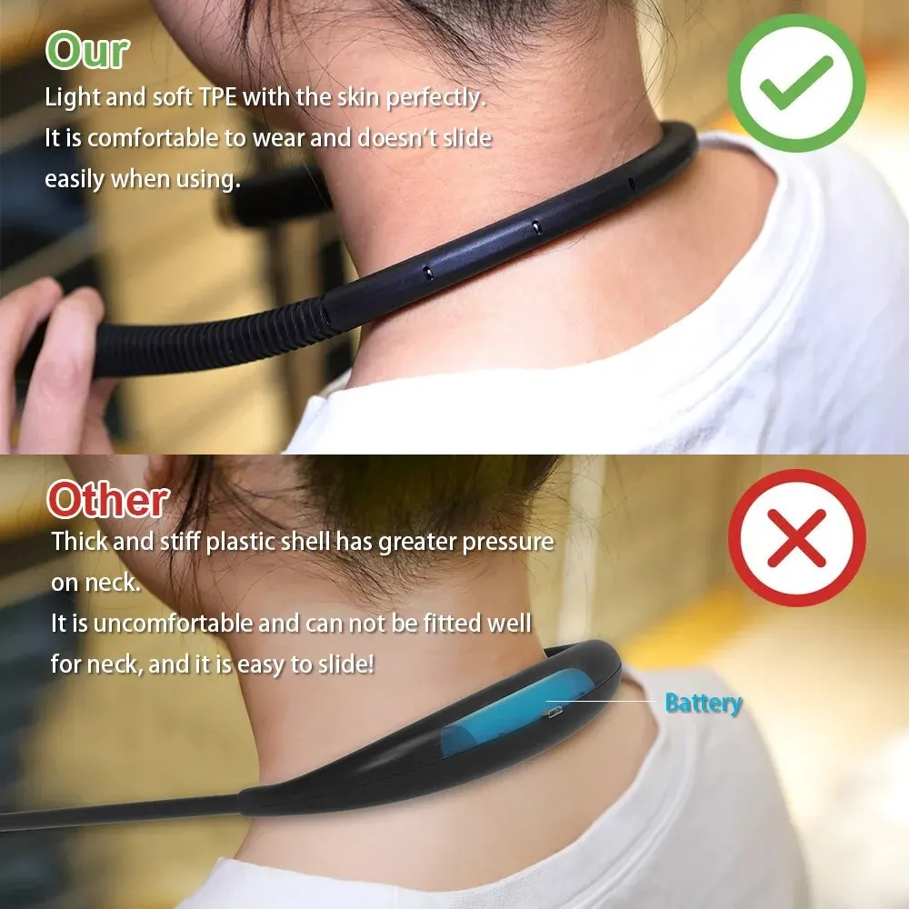 LED Neck Reading Light 3 Mode Reading Lamp Portable Rechargeable Bendable Long Lasting Book Lamp For Camping Night Light